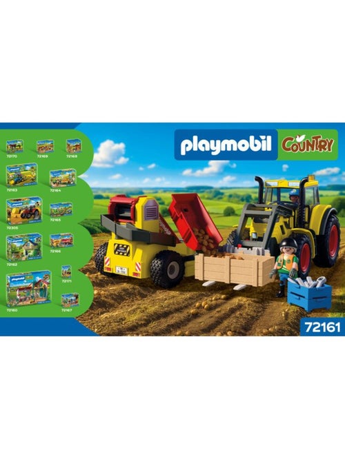Tracteur avec récolteur de pommes de terre - Kiabi Tracteur avec récolteur de pommes de terre - Kiabi