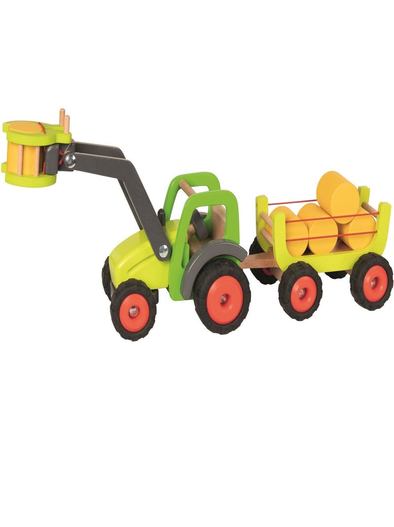 Tracteur avec remorque à foin Vert - Kiabi