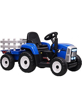 Tracteur électrique enfant avec remorque