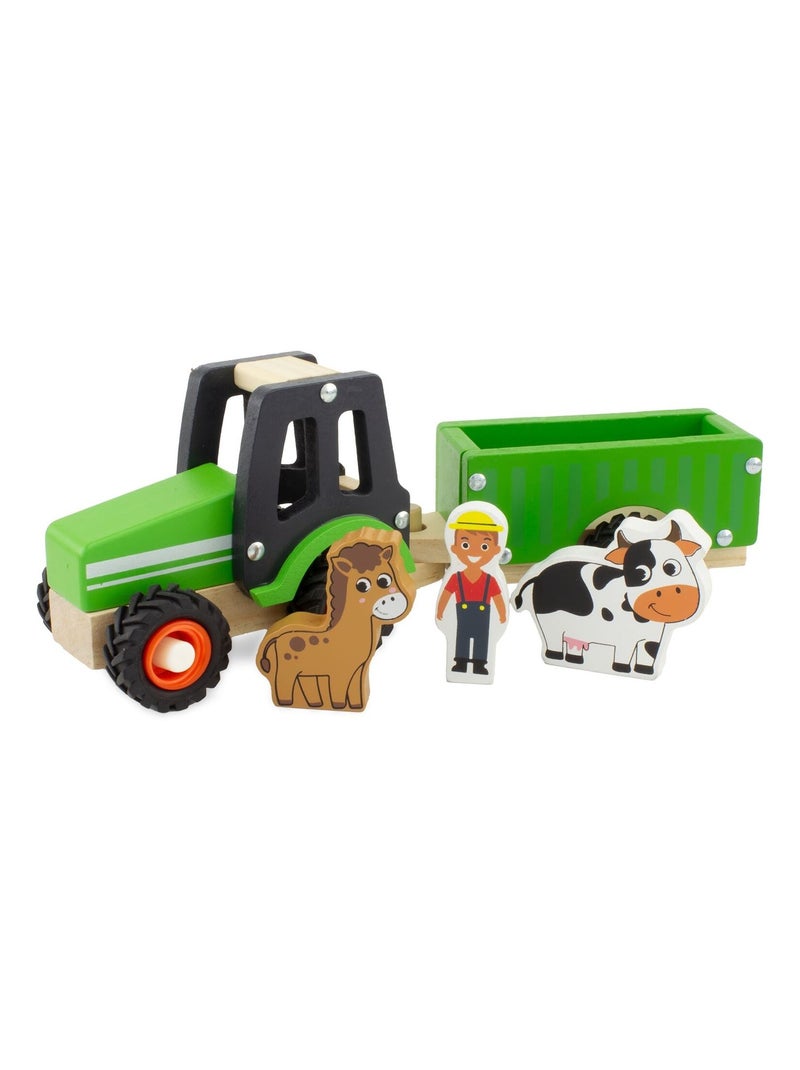 Tracteur et remorque vert Vert - Kiabi
