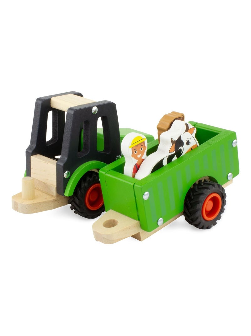 Tracteur et remorque vert Vert - Kiabi
