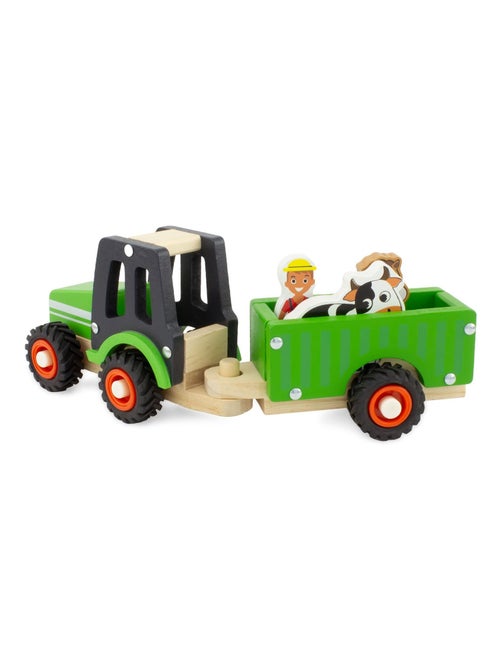 Tracteur et remorque vert - Kiabi