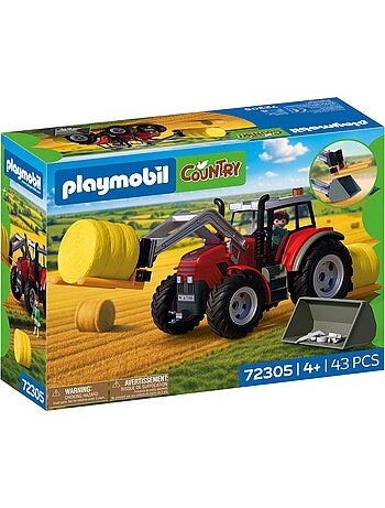 Tracteur fourche à paille