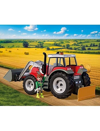 Tracteur fourche à paille