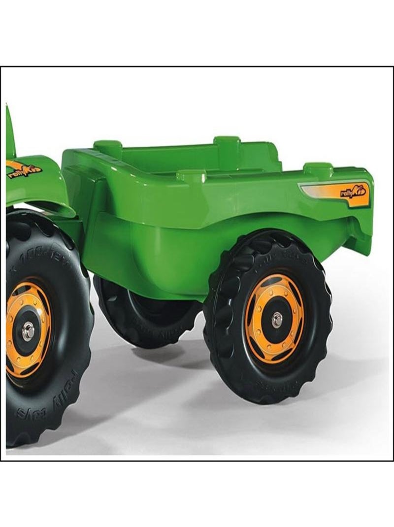 Tracteur pour enfants RollyKid avec godet et remorque Vert - Kiabi