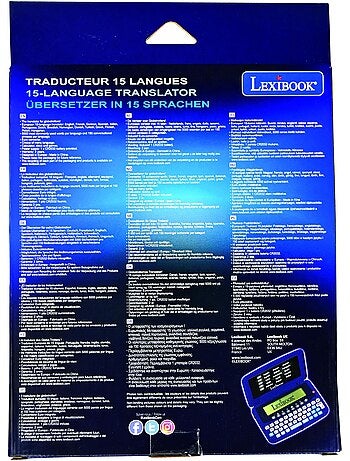Traducteur électronique de poche 15 langues