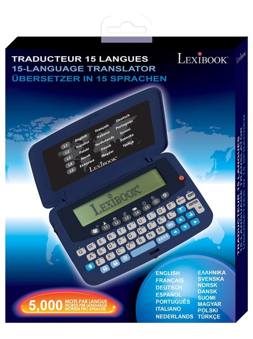 Traducteur électronique de poche 15 Langues - Kiabi