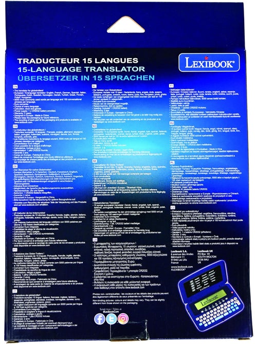 Traducteur ?lectronique de poche 15 Langues - Kiabi