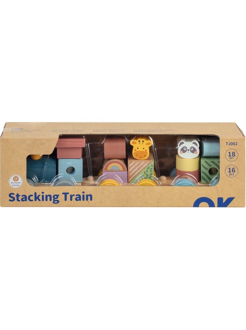 Train Bois Animal 32cm - Wdk - Kiabi Train Bois Animal 32cm - Wdk - Kiabi