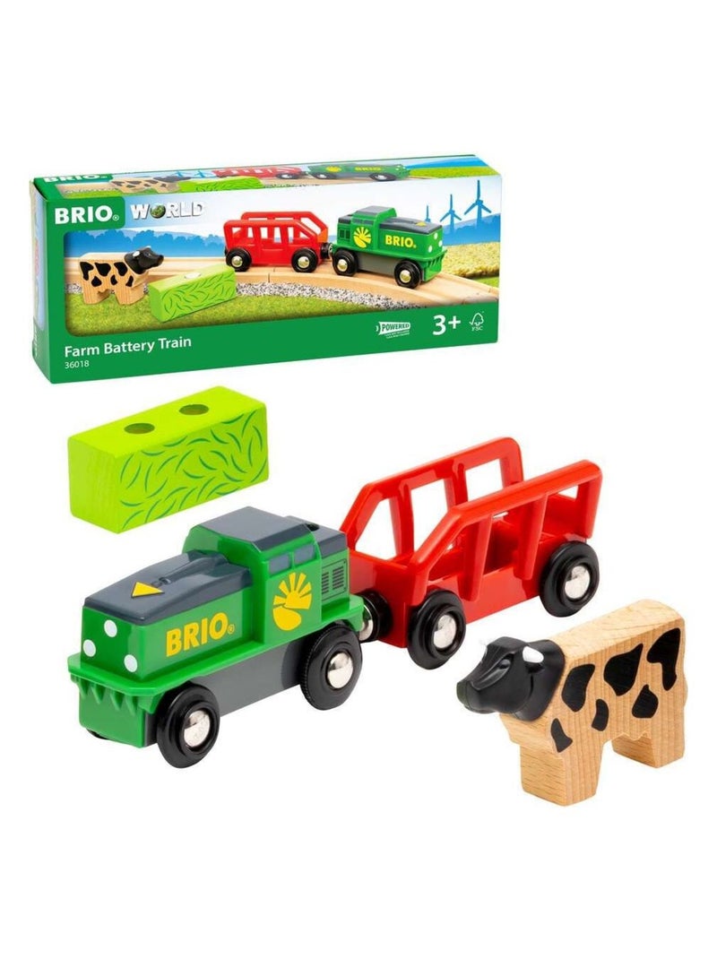 Train de la ferme à pile Vert - Kiabi