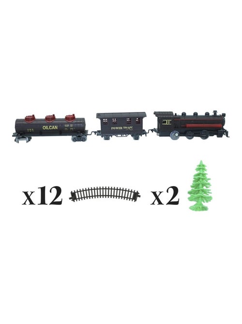 Train de Noël électrique 17 pièces - Kiabi