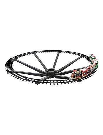 Train de Noël électrique lumineux et musical pour sapin