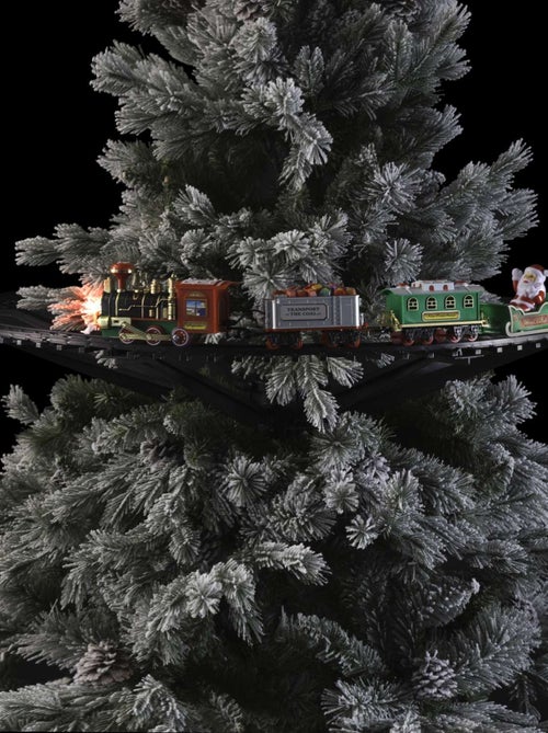 Train de Noël électrique lumineux et musical pour sapin - Kiabi