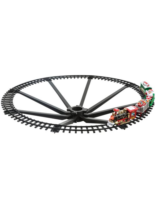 Train de noël lumineux pour sapin 23 pièces musical à mouvement 1 led - Kiabi