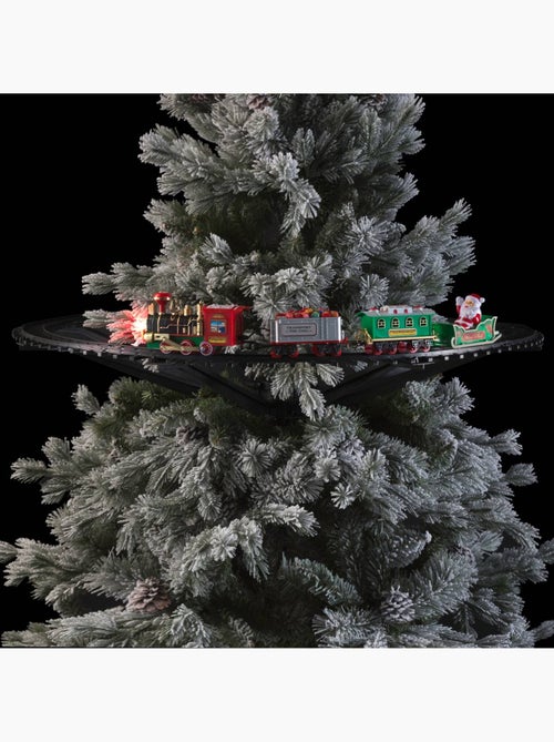 Train de noël lumineux pour sapin 23 pièces musical à mouvement 1 led - Kiabi