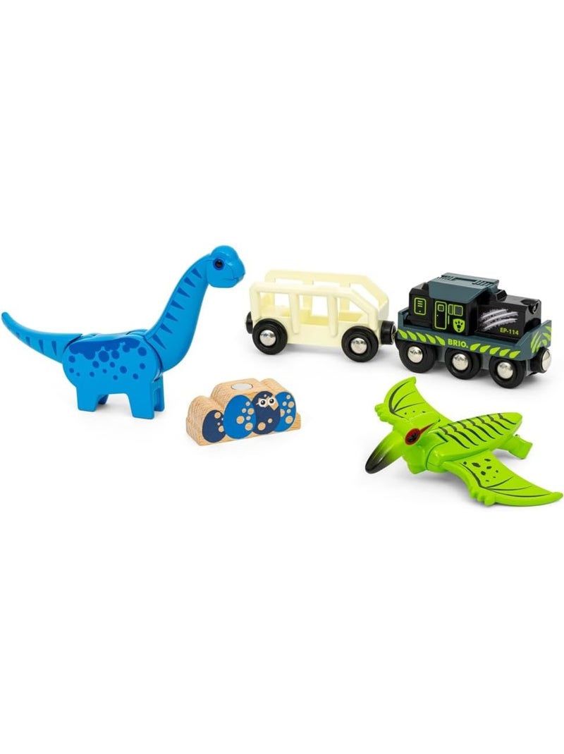 Train des Dinosaures à piles Vert - Kiabi