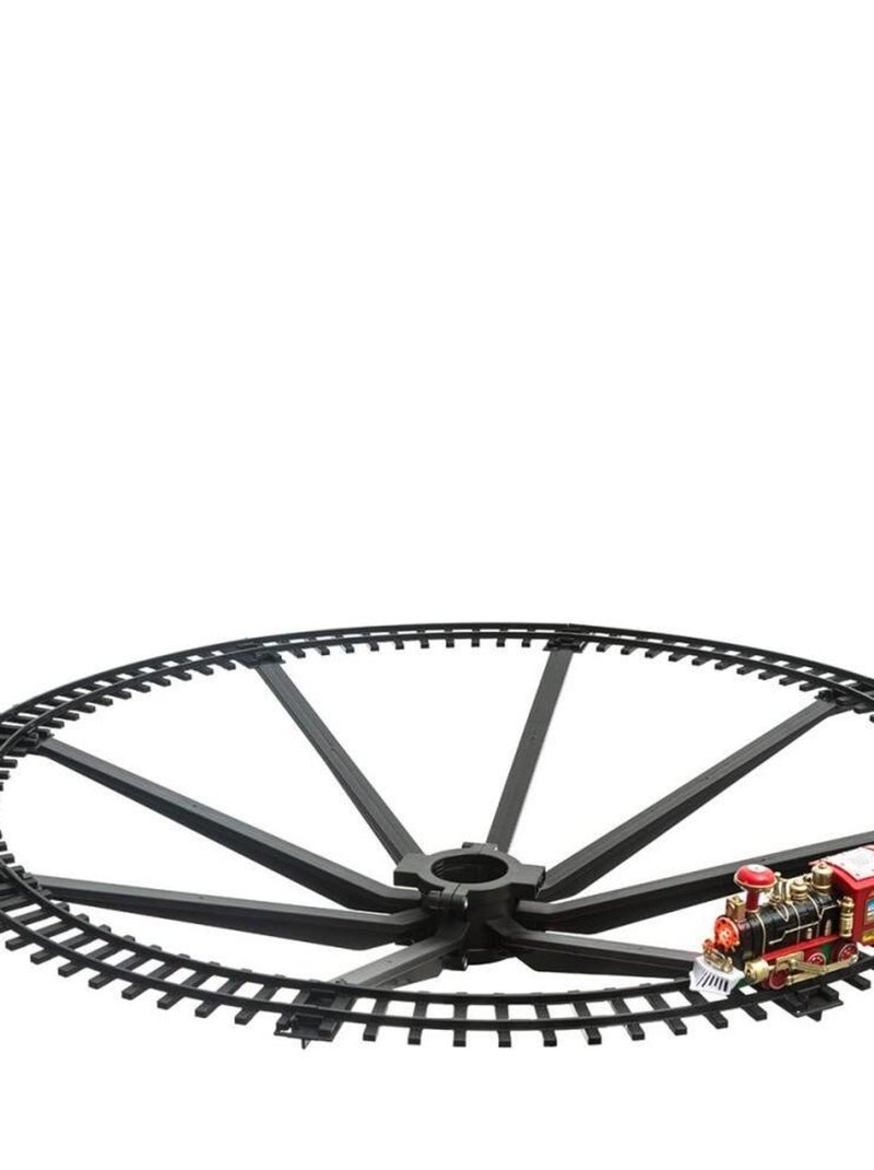 Train électrique de Noël circulaire pour sapin 4 pièces Rouge - Kiabi
