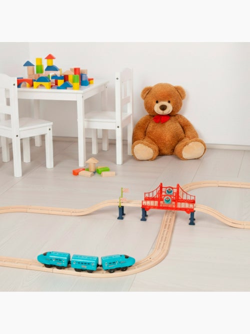 Train électrique jouet de 43 pièces avec son speed & go - Kiabi