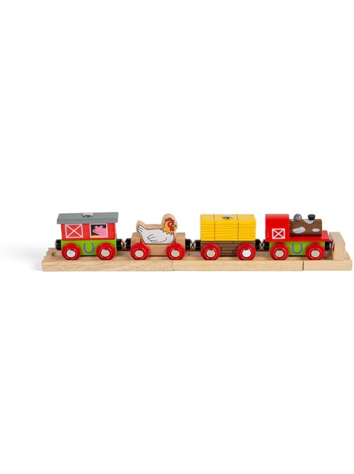 Train en bois Ferme - Kiabi