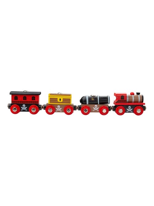 Train en bois Pirates - Kiabi