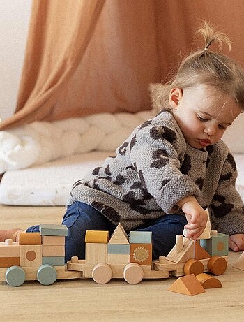 Train en bois pour bébé