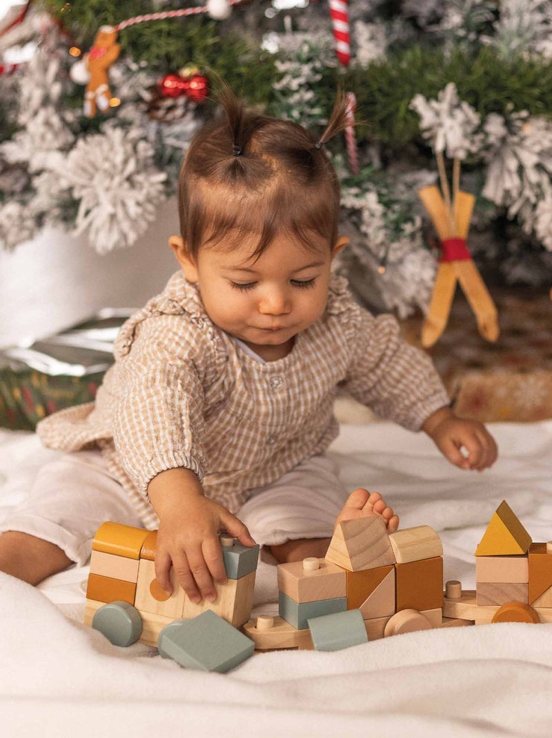 Train en bois pour bébé Multicolore - Kiabi