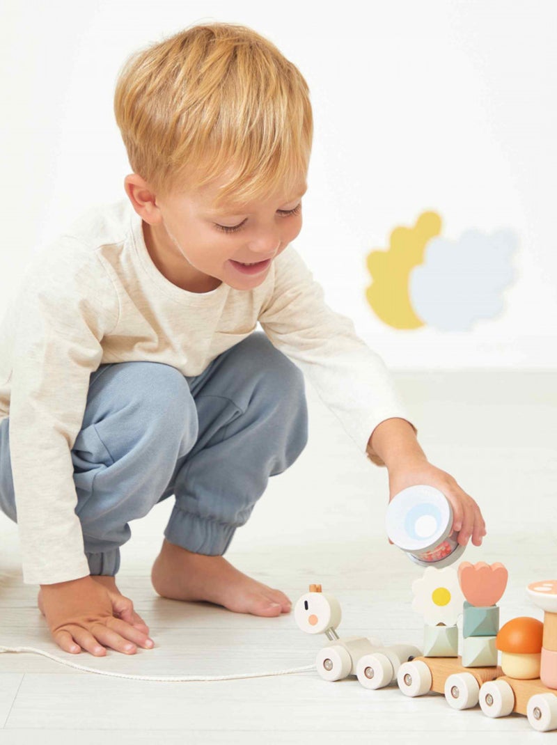 Train escargot à tirer Sweet Cocoon Beige - Kiabi