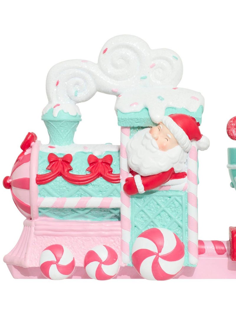 Train resine rose 37,5cm Transparent - Kiabi