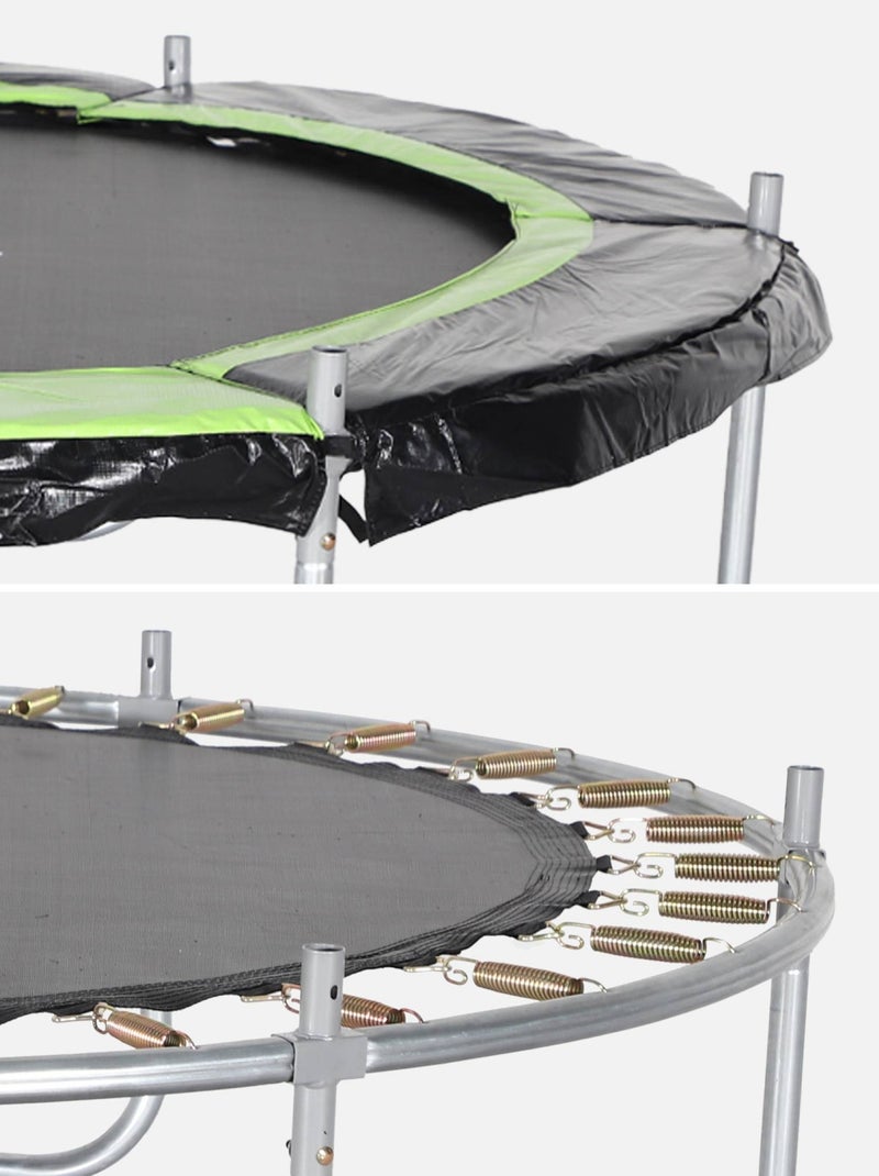 Trampoline 180cm filet protection Cassiopée Vert - Kiabi