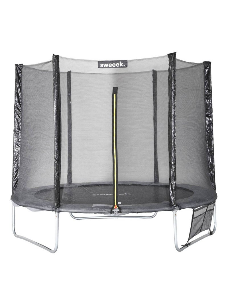 Trampoline 250cm avec pack d'accessoires Galaxie Gris - Kiabi