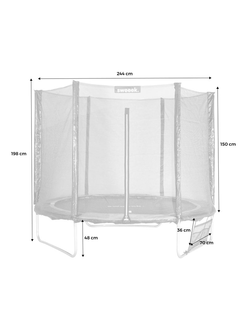 Trampoline 250cm avec pack d'accessoires Galaxie Vert - Kiabi