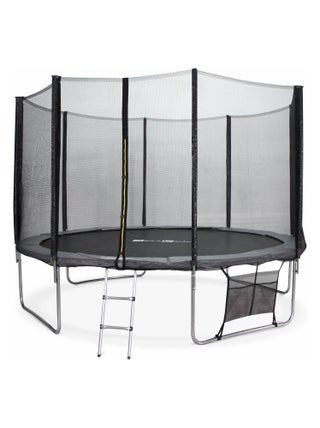 Trampoline 370cm avec pack d'accessoires