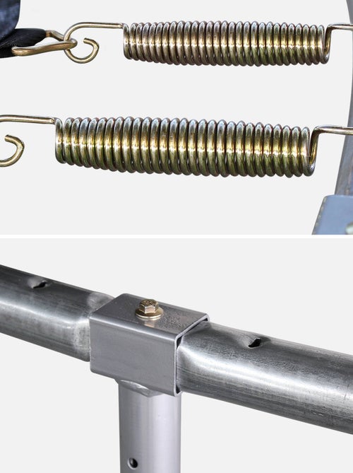 Trampoline 370cm filet intérieur avec pack d'accessoires - Kiabi Trampoline 370cm filet intérieur avec pack d'accessoires - Kiabi
