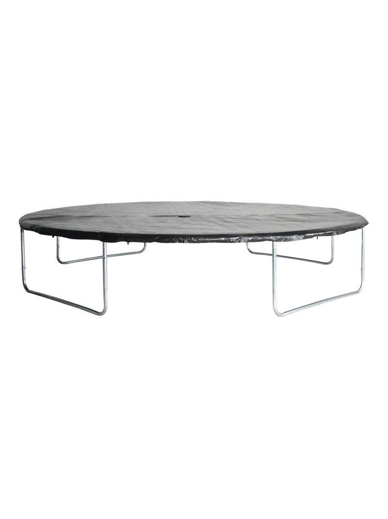 Trampoline 370cm filet protection Saturne Gris - Kiabi