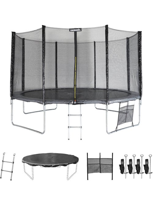 Trampoline 400cm avec pack d'accessoires - Kiabi