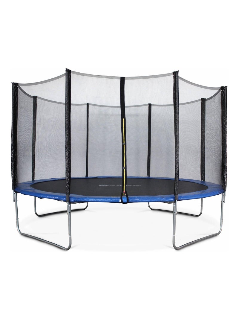 Trampoline 400cm filet protection Mercure Bleu - Kiabi
