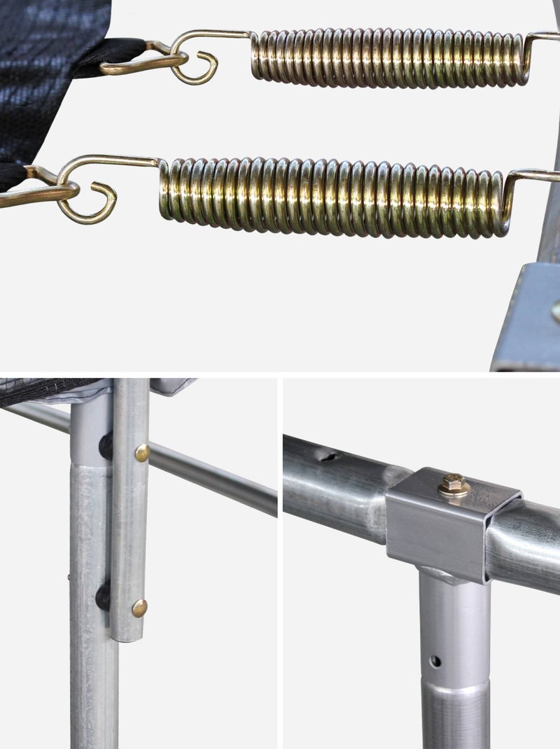 Trampoline 400cm filet protection Mercure Gris - Kiabi