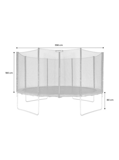 Trampoline 400cm filet protection Mercure - Kiabi