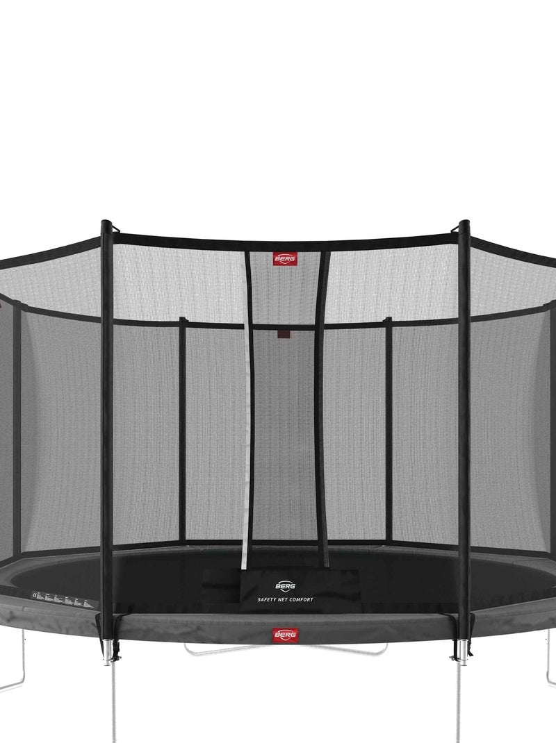 Trampoline 430 BERG gris Regular Favorit  + Filet de sécurité Comfort Gris - Kiabi