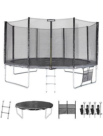 Trampoline 430cm avec pack d'accessoires Venus XXL