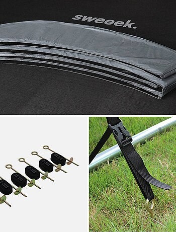 Trampoline 430cm avec pack d'accessoires Venus XXL
