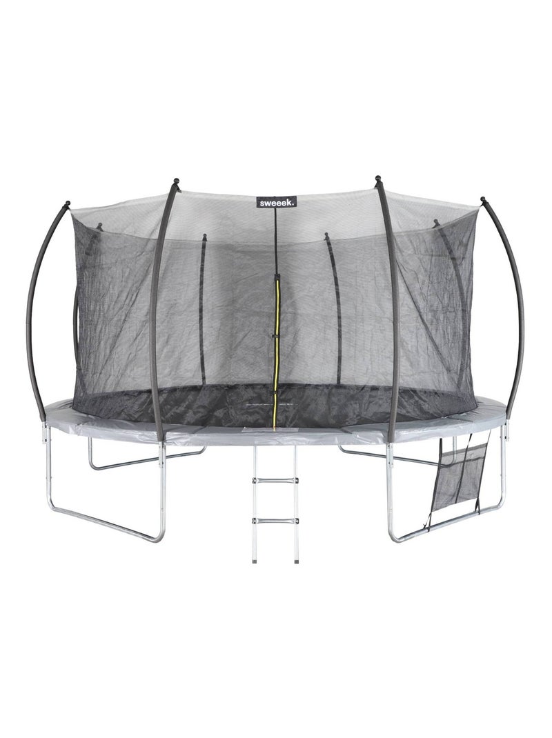 Trampoline 430cm filet intérieur avec pack d'accessoires Gris - Kiabi