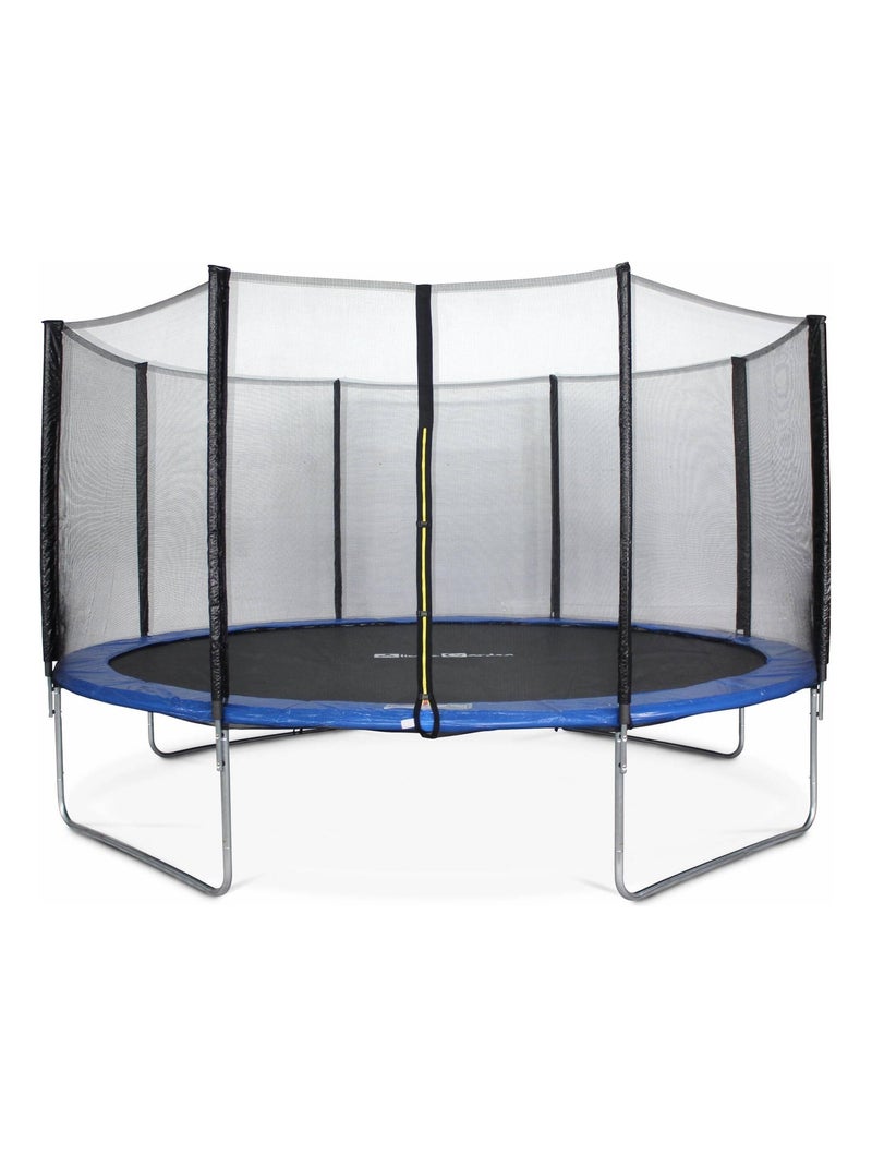 Trampoline 430cm filet protection Venus Bleu - Kiabi