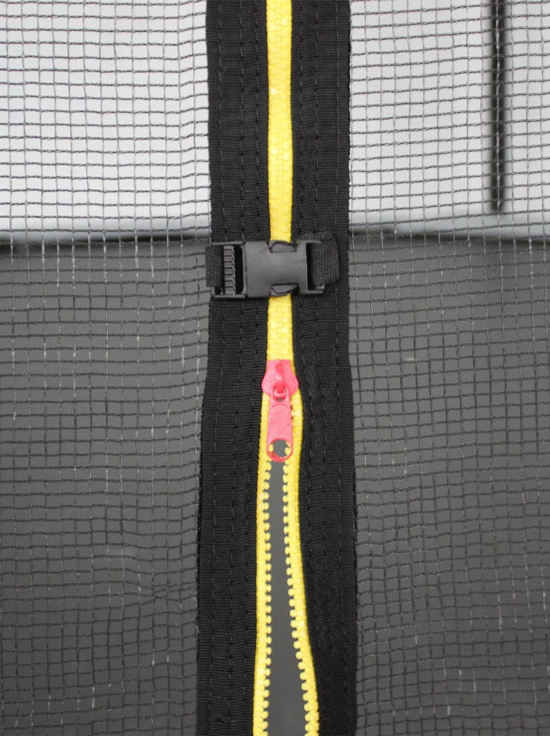Trampoline 430cm filet protection Venus Gris - Kiabi