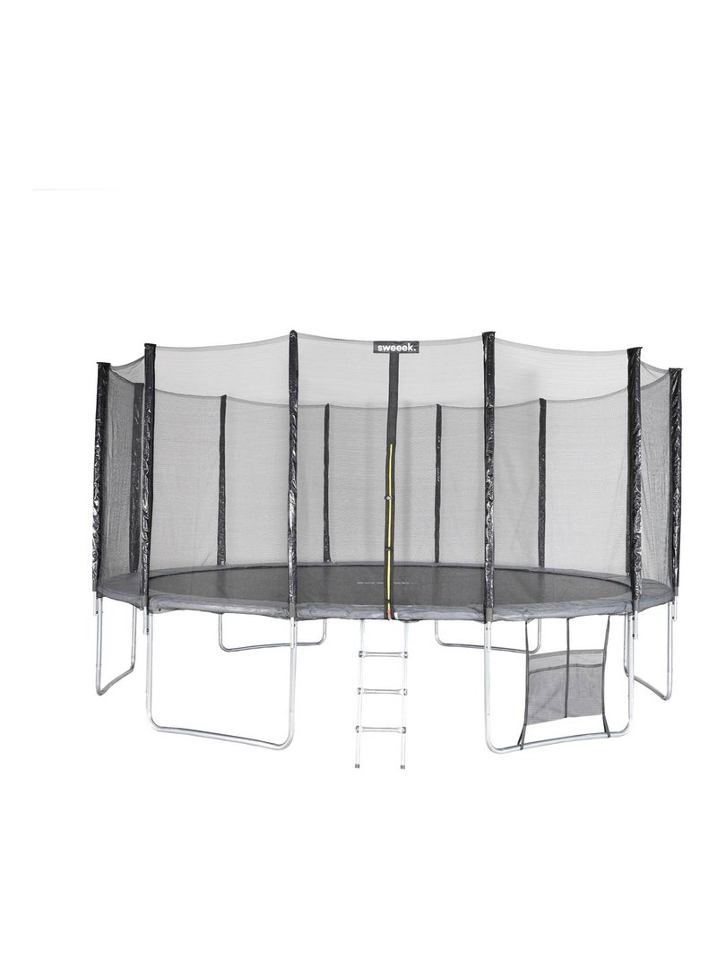 Trampoline 490cm avec pack d'accessoires Gris - Kiabi