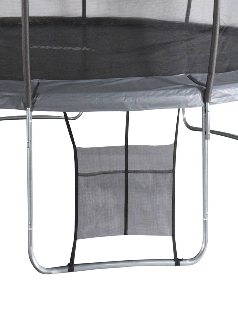 Trampoline 490cm filet intérieur avec pack d'accessoires Gris - Kiabi