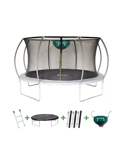 Trampoline avec filet intérieur - Kiabi
