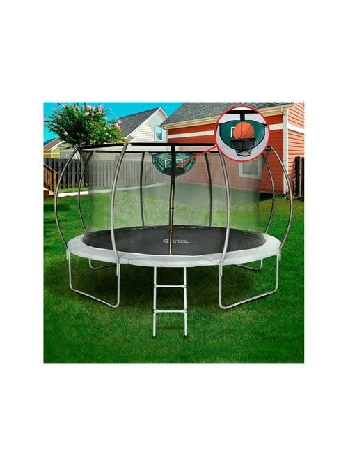 Trampoline avec filet intérieur - Kiabi