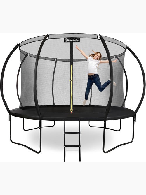 Trampoline de jardin avec filet et échelle 366cm HyperMotion - Kiabi