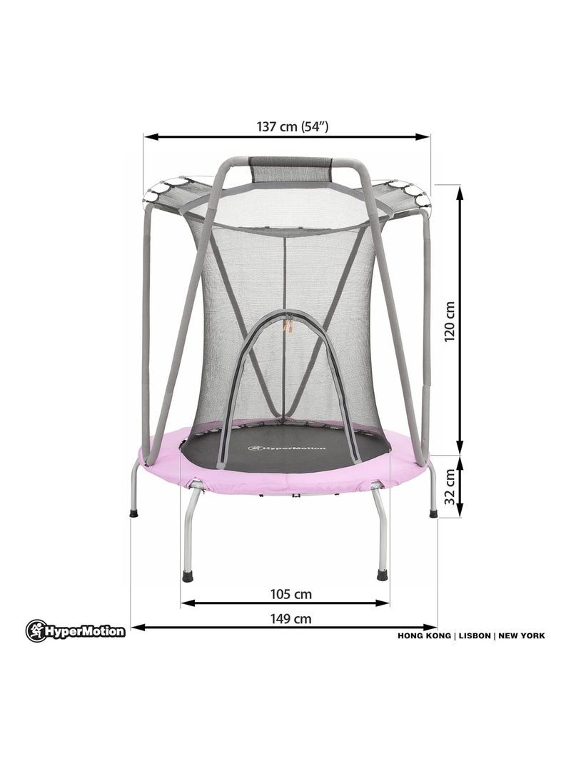Trampoline Enfant avec Filet de Sécurité Diamètre 137cm - 3-8 ans jusqu'à 25 Kg N/A - Kiabi